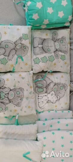 Бортики в кроватку + кокон