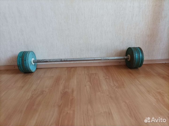 Штанга с блинами бу