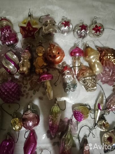 Елочные игрушки СССР