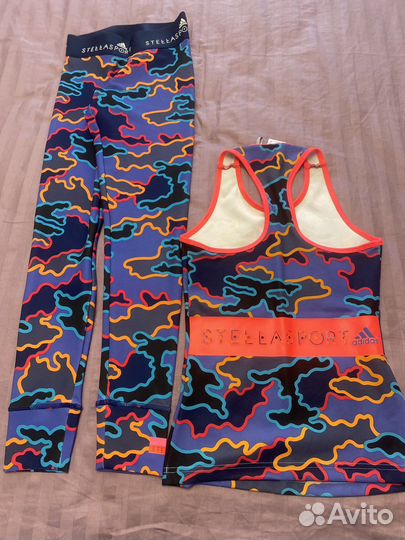 Adidas stella mccartney костюм для фитнеса XS