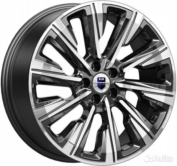 K&K Галего 7.5x19 5x108 ET 36 Dia 65.1 (алмаз черный)