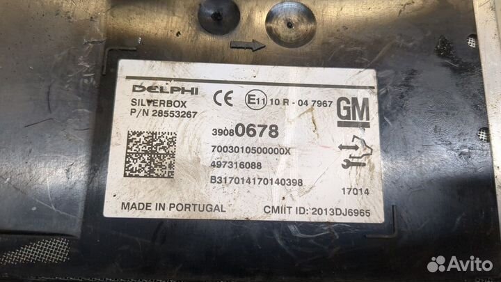 Блок управления радиоприемником Opel Insignia, 2017