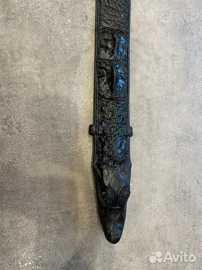 Ремень из кожи крокодила