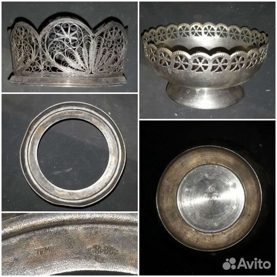 Сахарница, подстаканики,вазы и т. д. мнц