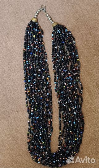 Бусы из бисера, винтаж времён СССР