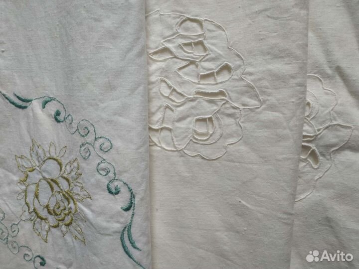 Отрез ткани, кружева и постельное СССР