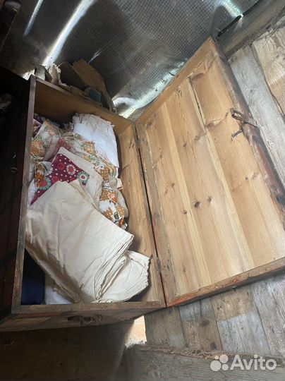 Сундук деревянный большой