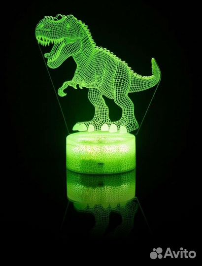 3D Светильник Динозавр