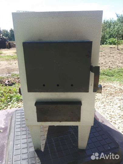 Печь котел на дровах