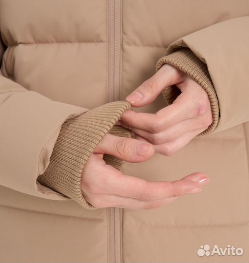 Пуховик женский длинный новый