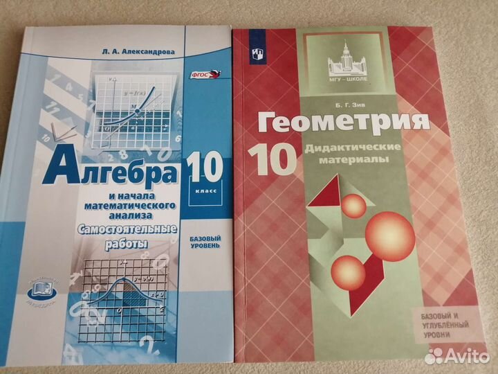 Алгебра Геометрия 10 класс дидактички