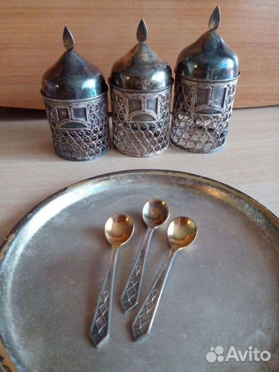 Набор мельхиоровый