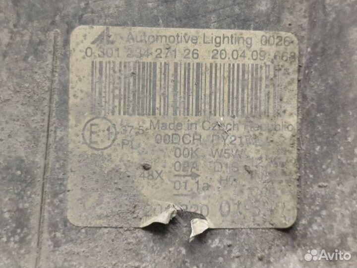 Фара передняя левая Mercedes-Benz C-Class W204 3.0