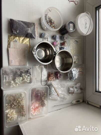 Кокосовый воск и набор для свечей