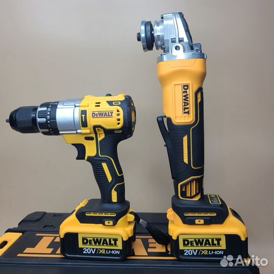 Шуруповерт + Ушм Болгарка Dewalt 2в1набор