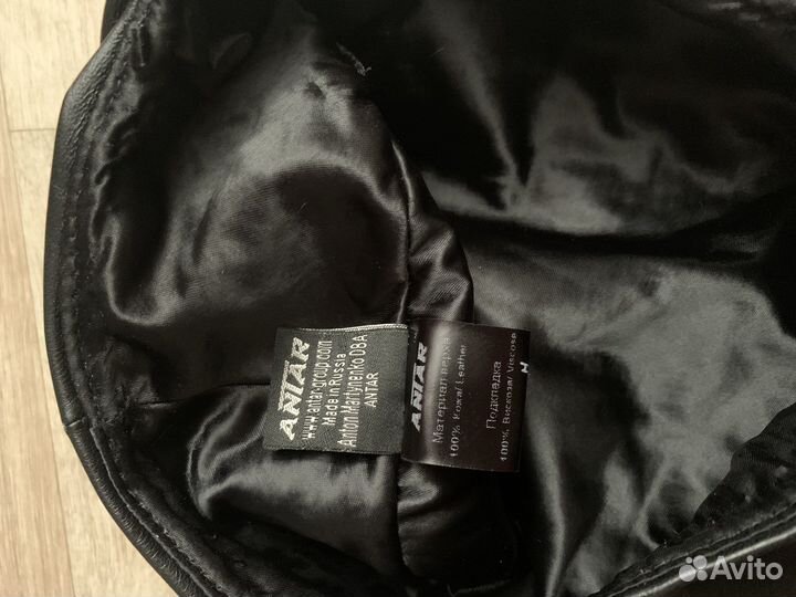 Берет женский натуральная кожа