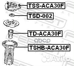 Опора переднего амортизатора tssaca30F Febest