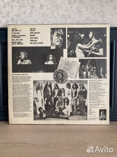 John lennon - live IN NEW york city 1972 / 1986 LP