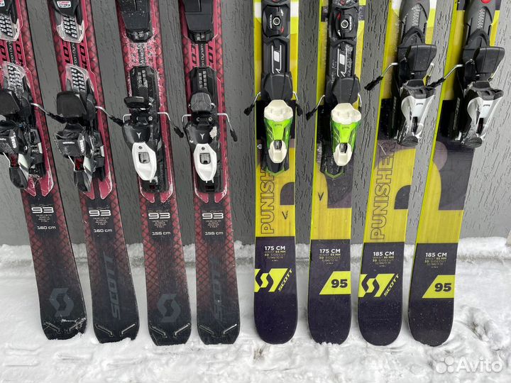 Горные лыжи фрирайд/ универсалы scott