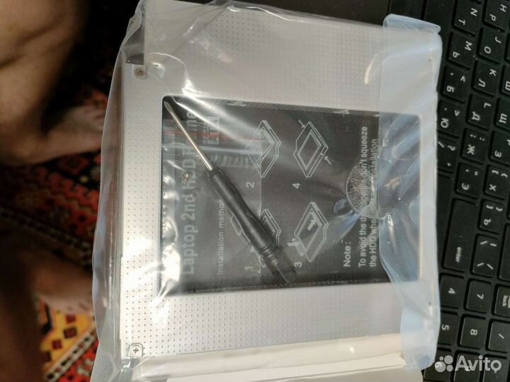 Адаптер салазки для SSD HDD вместо DVD привода