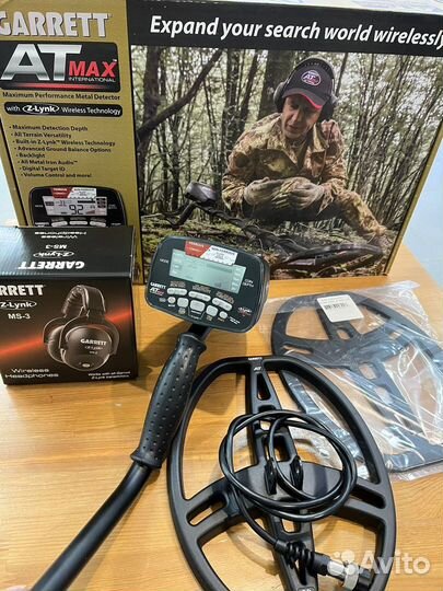 Металлоискатель Garrett AT Max+пинпоинтер+наушники