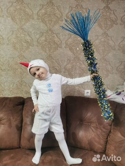Новогодний костюм снеговика