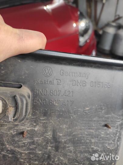 Задний бампер Volkswagen Tiguan 1