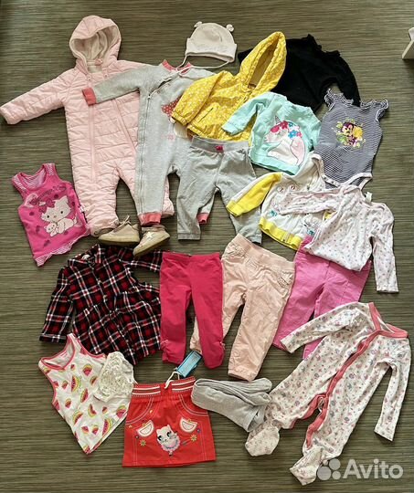 Пакет вещей для девочки 80-86 см