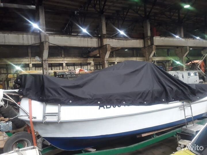 Тент на лодку из оксфорда. Благовещенск
