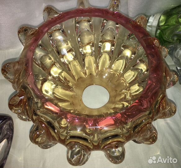 Стекло сульфидное гутное цветное выдувное автор