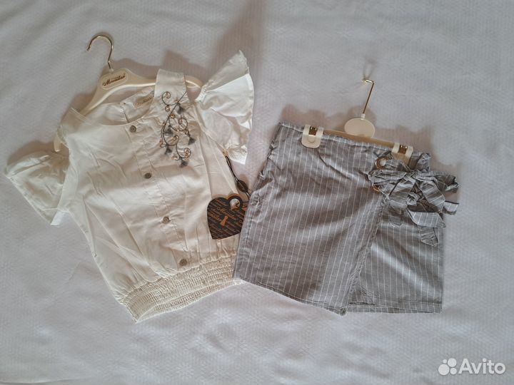 Костюм с шортами, летний (для девочки)