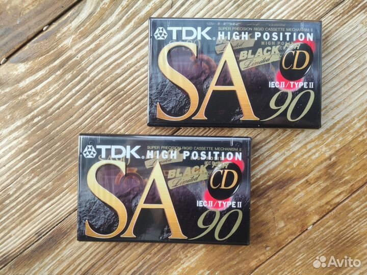 Аудиокассета TDK SA 90 black limited