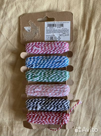 Набор лент шнурков длч декора