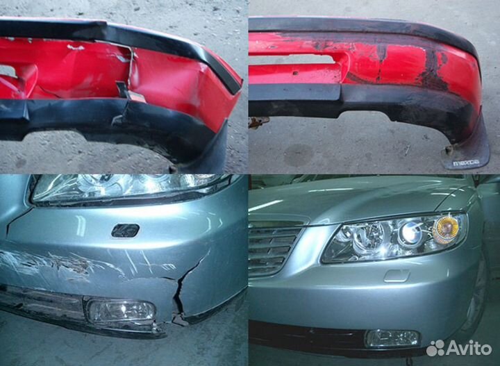 Ремонт бамперов и пластиковых деталей