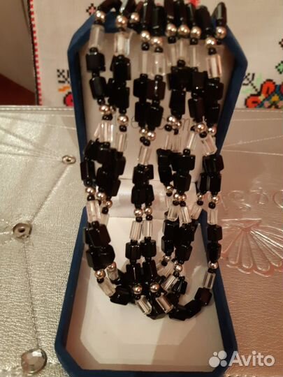 Винтажные бусы Чехия