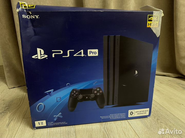 Игровая приставка PS4 pro 1tb с играми