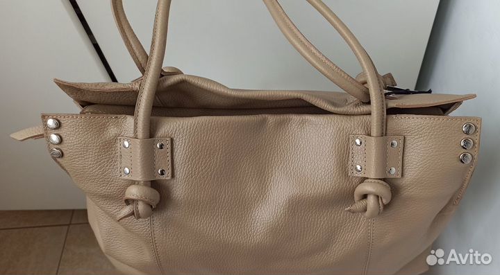 Сумка кожаная Avorio Италия