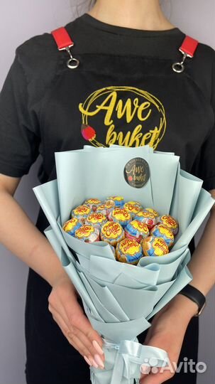 Букет из чупа-чупсов