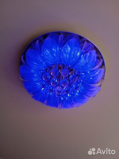 Люстра потолочная светодиодная с пультом бу