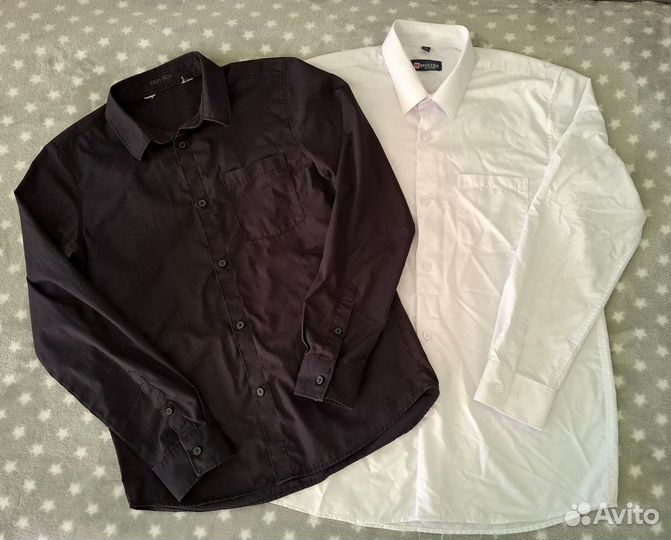 Рубашки школьные пакетом для мальчика 146 152