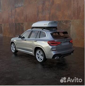 Бокс на крышу nobu drive 430л. Цвет белый