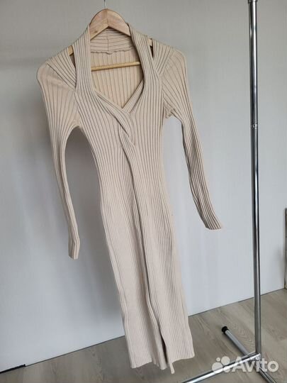 Платье лапша миди