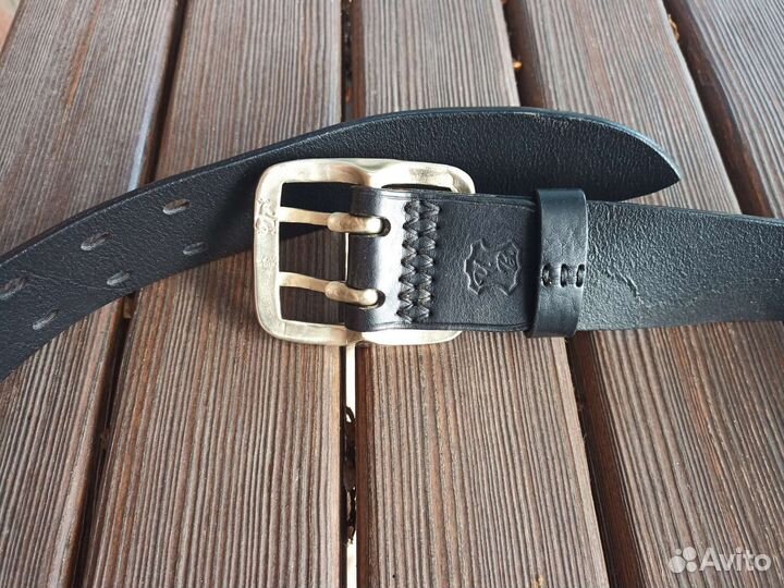Кожанный ремень ручной работы