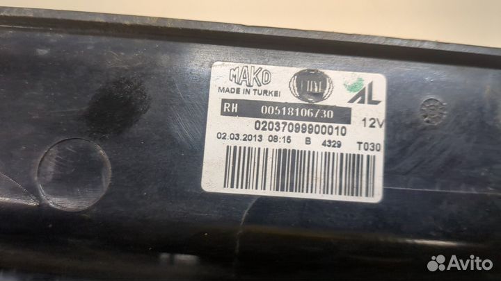 Фонарь (задний) Fiat Doblo, 2013