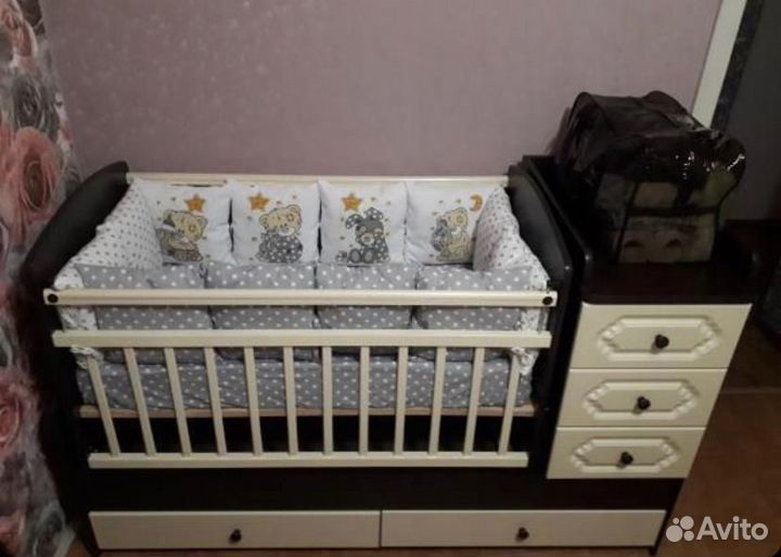 Детская кроватка 3 в 1