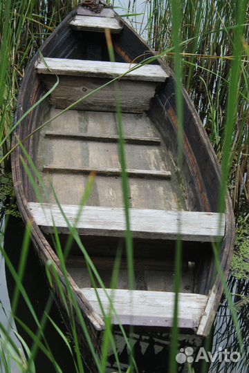 Лодка деревянная для рыбалки И охоты, вёсельное