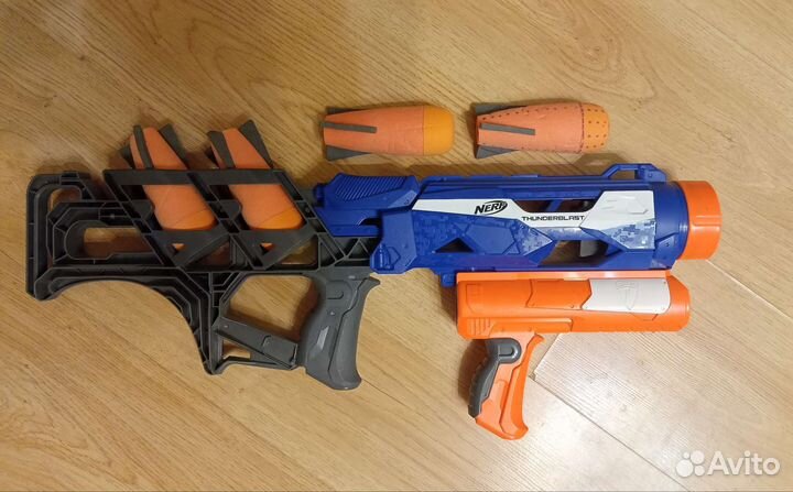 Nerf ракетница и бластер