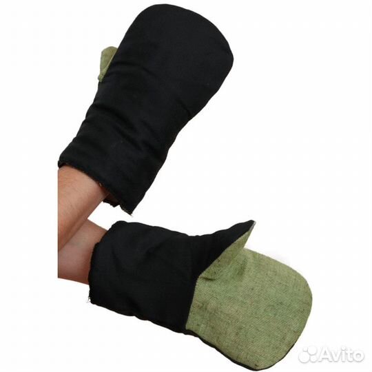 Рукавицы утепленные на ватине