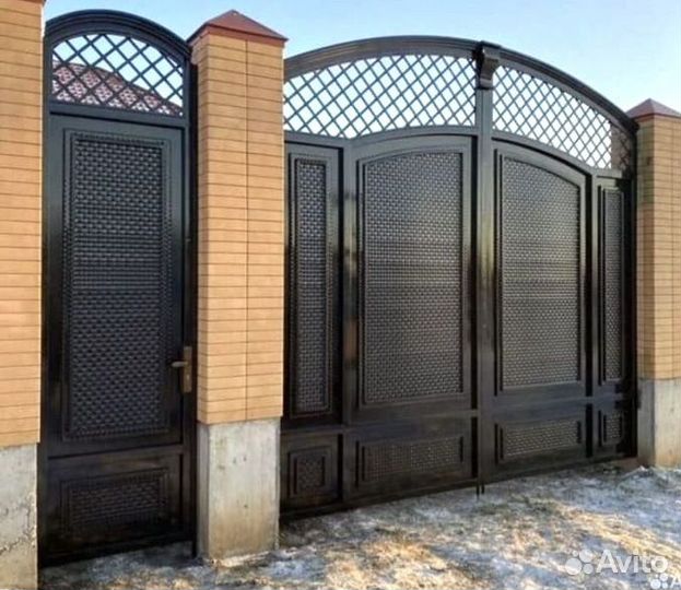 Ворота бесплатная доставка,установка