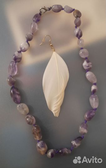 Бусы СССР. Натуральный камень. Винтаж